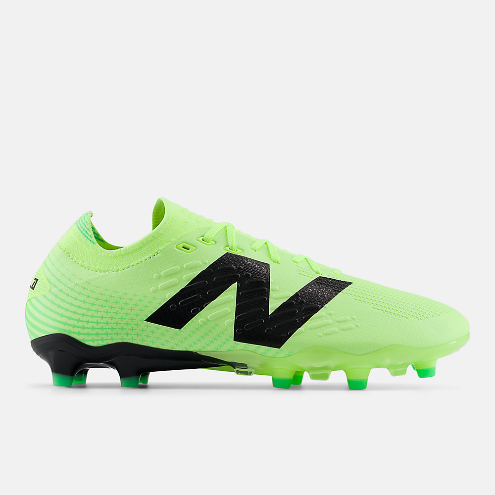 New Balance TEKELA PRO LOW FG V4+ Shoes Bleached Lime Glo with Lime Leaf and Black